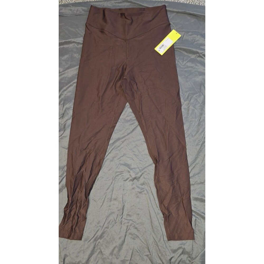All in Motion Brown Effortless Support Ultra High Rise Legging Full Length M New